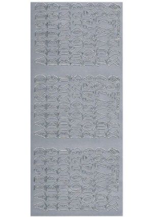 Alphabet large - Silver 628-02