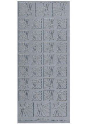 Christmas Star Corners - Silver WMS8533