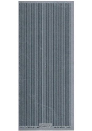 Borders Fine Straight Lines - Silver WMS1082