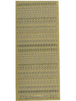 Numbers Gothic - Gold WMS1157/2018-1