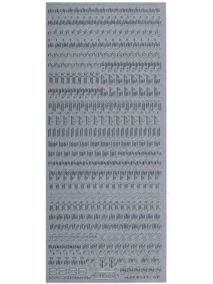 Alphabet Gothic Lowercase - Silver WMS1156