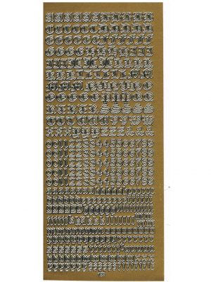 Alphabet Old English - Gold WGL129