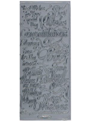 Various Wedding Wishes - Silver 178-02