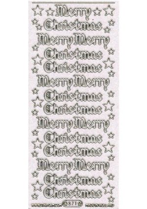 Merry Christmas - Gold/Transparent 1241-18