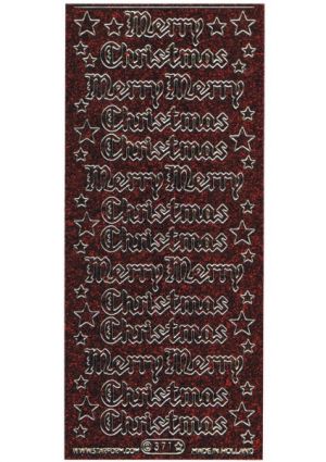 Merry Christmas - Gold/Red 1241-S9