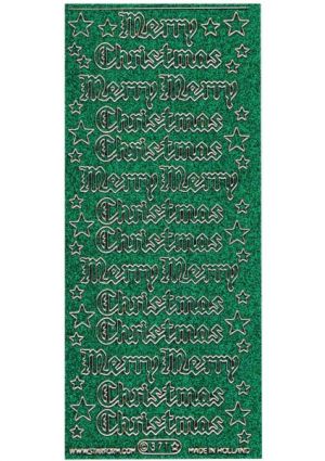 Merry Christmas - Gold/Green 1241-10