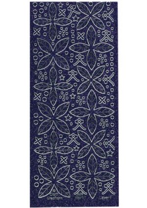 Poinsettia Layer - Silver/Purple [S628SPRPLRAIN]