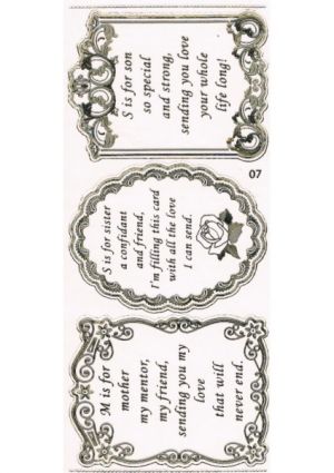 Various Verses - Gold/Trans 3007-18