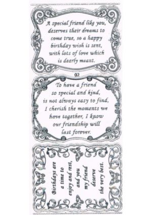 Various Verses - Silver/Trans 3002-19