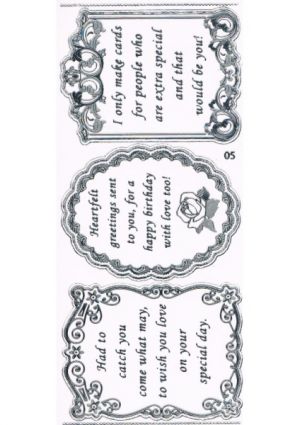 Various Verses - Silver/Trans 3005-19