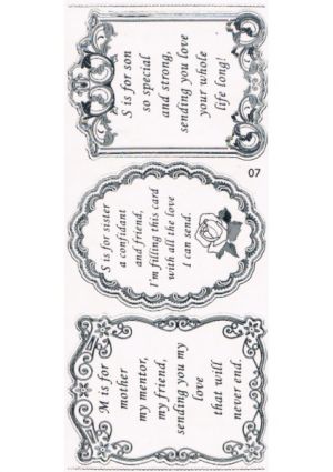 Various Verses - Silver/Trans 3007-19