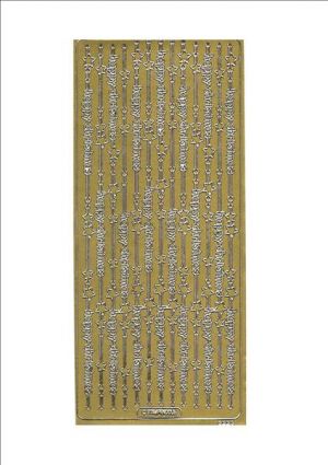 Christmas Borders - Gold 263-01