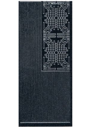 Lines & Corners - Silver/Black 1237-C53