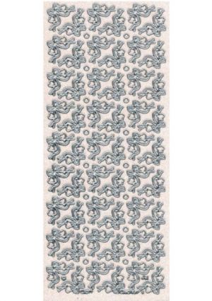 Hearts Corners - Silver/Transparent WZL641