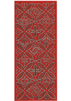 Poinsettia Layer - Gold/Red [1207-C56]