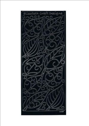 Doodle Leaves - Black 1500-7/WAU0437