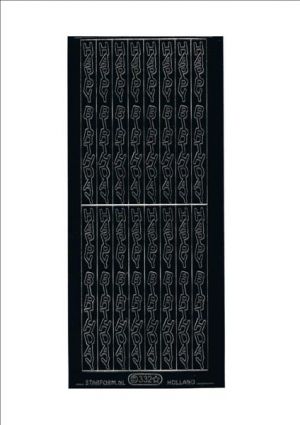 Happy Birthday Upright - Black WMS332