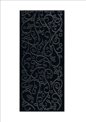 Doodle Small Leaves - Black [ECDS2344BLK]