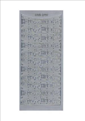 Happy Xmas Panoramic - Silver [WDD2709]