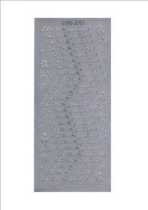 Seasons Greetings - Silver 429-2