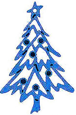 Creatables Cutting & Emboss - Xmas Tree #1 [WMD0174]