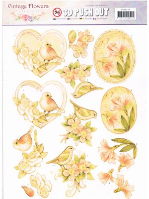 Pale Vintage Die Cut - Jeanine's Art WFTSB10241