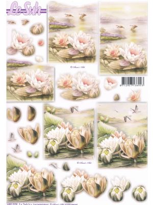 Water Lilies Die cut - LeSuh 680079