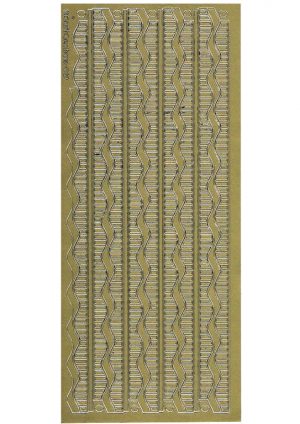 Borders Satin Ribbon - Gold WGL829