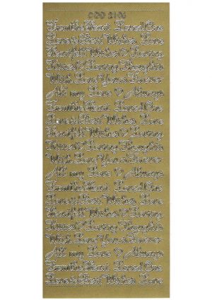 Mixed Greetings - Gold WDD2106