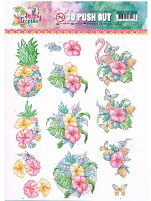 Flowers with a Twist Die cut - Yvonne Creations SB10340