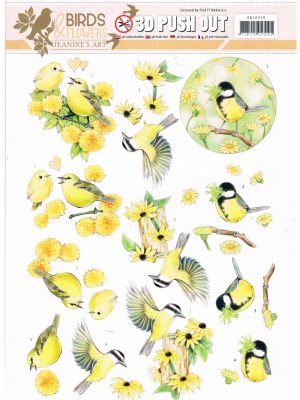 Birds & Flowers - Jeanine's Art SB10319