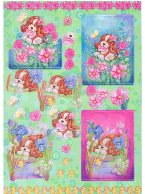 Puppies & Flowers