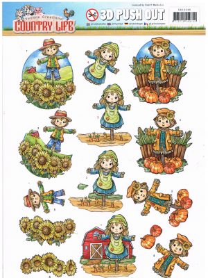 Country Life - Scarecrows - Yvonne Creations WFTSB10246