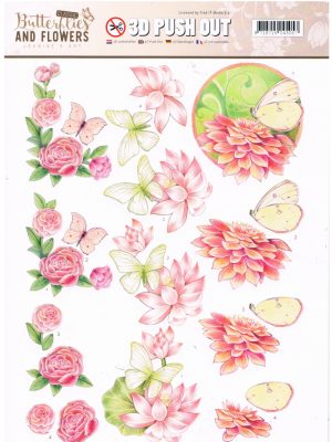 Jeanine's Art - Classic Butterflies & Flowers WFTSB10220