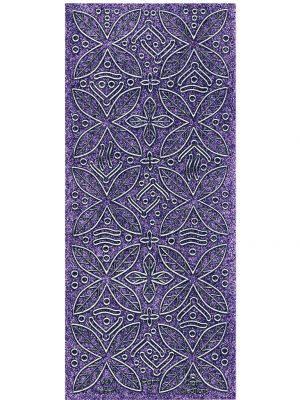 Poinsettia Layer - Purple/Silver - 1207-C56