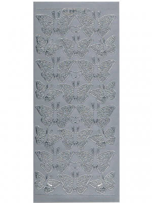 Butterflies Assorted - Silver 475-2