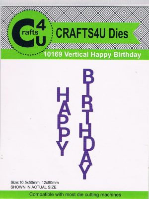 C4U - Vertical Happy Birthday 10169