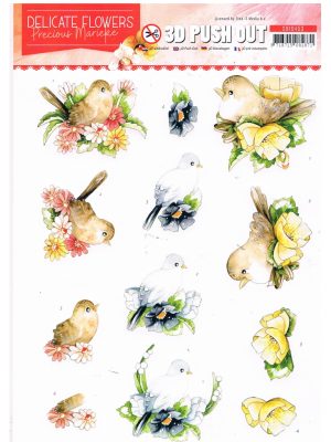 Precious Marieke - Delicate Flowers - Birds SB10453