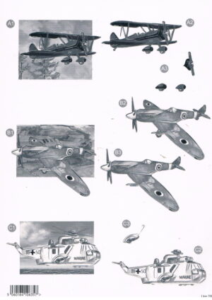 Monochrome Planes - WUK700