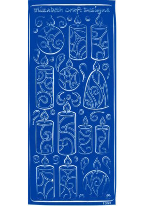 Christmas Candles - Blue 0355