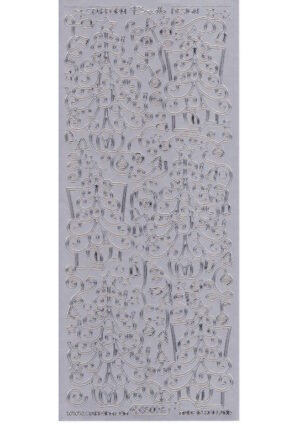 Christmas Trees - Silver 8509