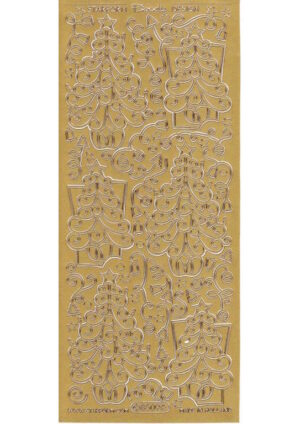 Christmas Trees - Gold 8509