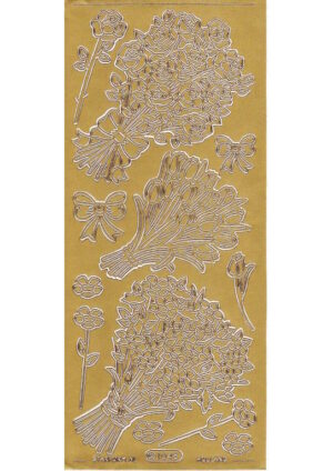 Flower Bunches - Gold 1048