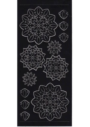 Flowers - black 7501