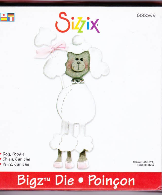 Sizzix Die - Dog poodle 655369